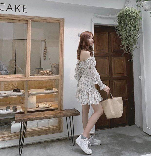 Mix đồ với váy hoa ngọt ngào dự sinh nhật cạ cứng-8