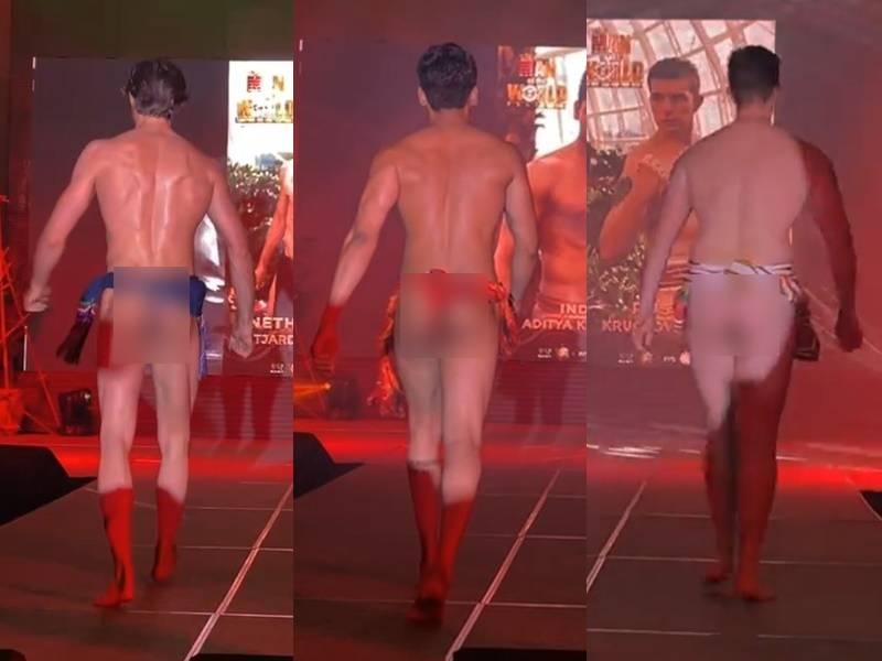 Dàn thí sinh Man of The World phơi vùng nhạy cảm trên sân khấu-5