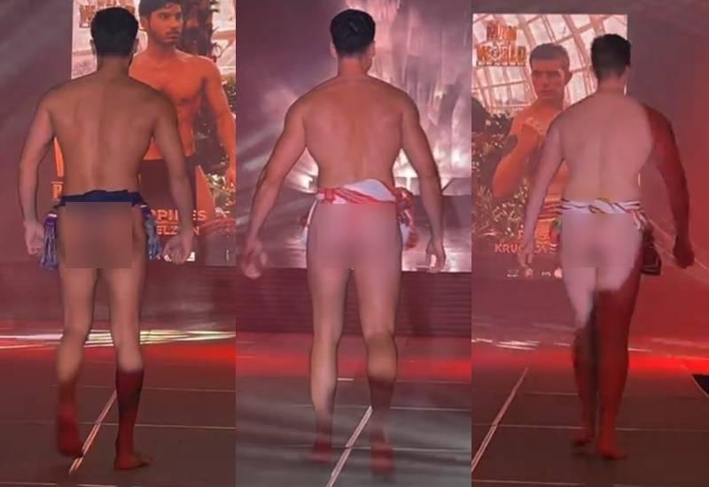 Dàn thí sinh Man of The World phơi vùng nhạy cảm trên sân khấu-6