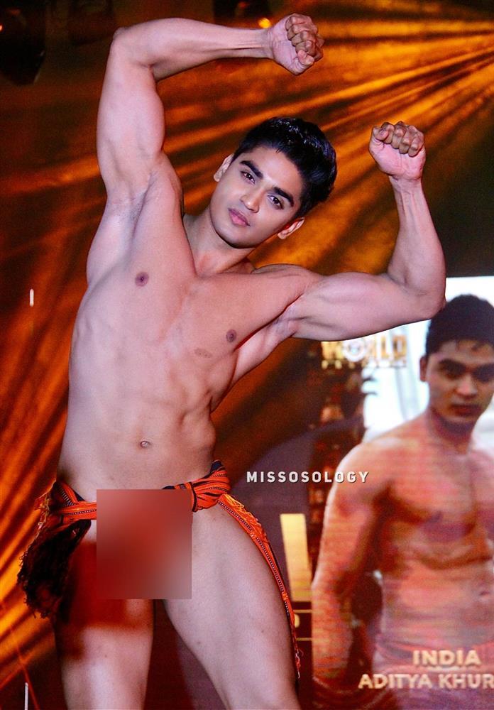 Dàn thí sinh Man of The World phơi vùng nhạy cảm trên sân khấu-11