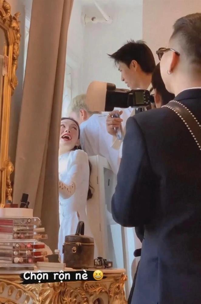 Cô dâu Minh Hằng diện áo dài xuyên thấu khoe visual đẹp không tì vết-5