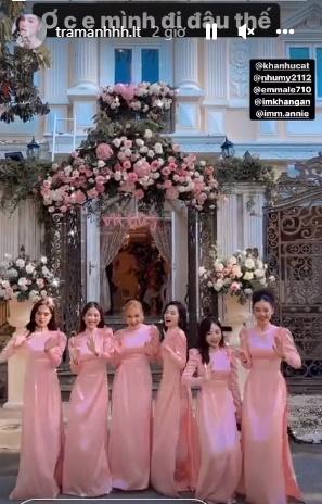 Không gian lễ cưới ngập hoa tươi tông hồng - tím - trắng biệt thự Minh Hằng-4