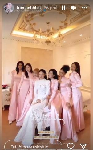 Không gian lễ cưới ngập hoa tươi tông hồng - tím - trắng biệt thự Minh Hằng-9