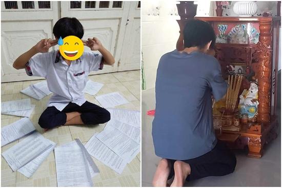 Cạn lời '1.001 chiêu trò' bá đạo của học sinh vượt vũ môn mùa thi