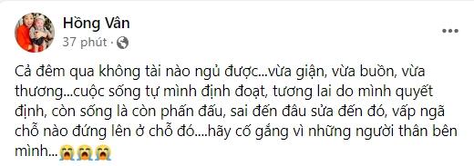 Động thái Hồng Vân giữa lúc Hữu Tín vướng scandal ma túy-1