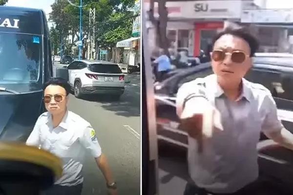 Clip: Tài xế bị đuổi đánh, xịt hơi cay ở Thủ Đức-3