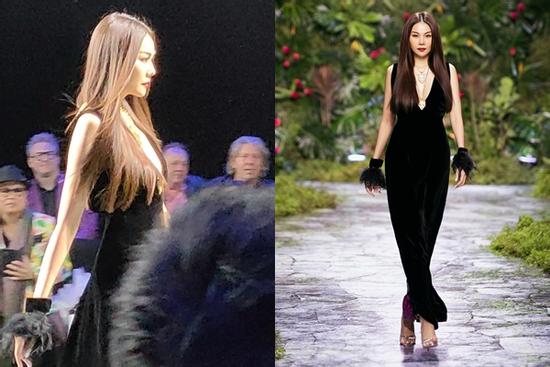 Bất ngờ những bước catwalk của Thanh Hằng qua CAM thường