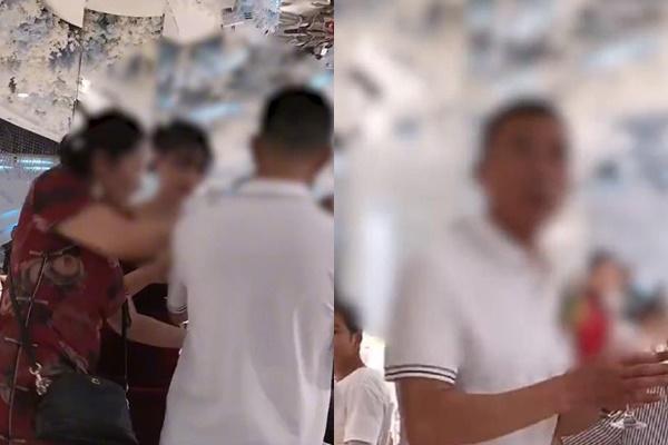 Bị ép uống rượu giao bôi với bố chồng, phản ứng cô dâu được khen-1