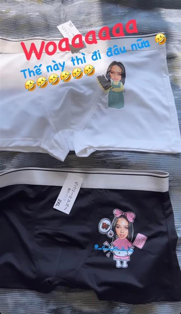 Vợ cầu thủ Bùi Tiến Dũng in mặt mình lên quần lót chồng-2