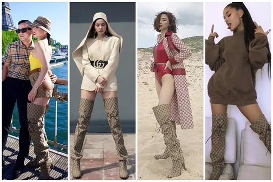 1 đôi boots 2 số phận: Lệ Quyên lùn mẩu - Tóc Tiên khoe cặp giò nuột