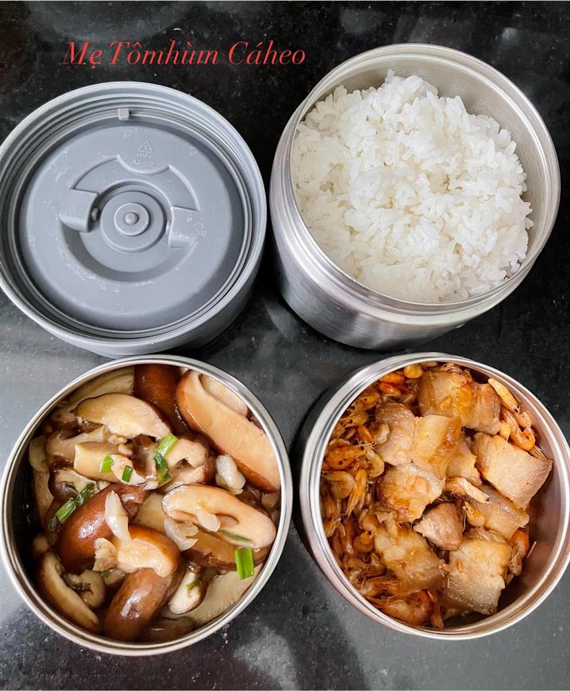 Xuýt xoa cơm hộp chăm chồng bụng không đói vẫn thèm ăn-2