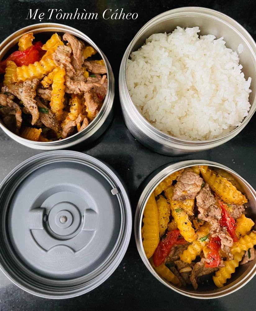 Xuýt xoa cơm hộp chăm chồng bụng không đói vẫn thèm ăn-5