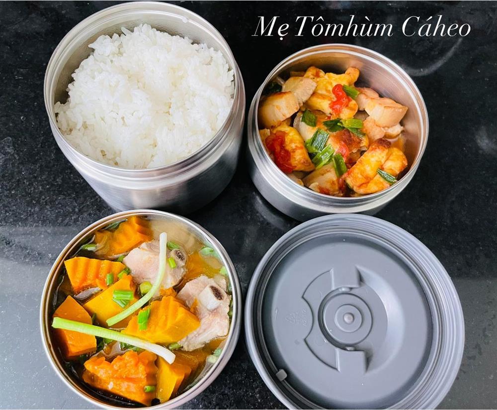 Xuýt xoa cơm hộp chăm chồng bụng không đói vẫn thèm ăn-7