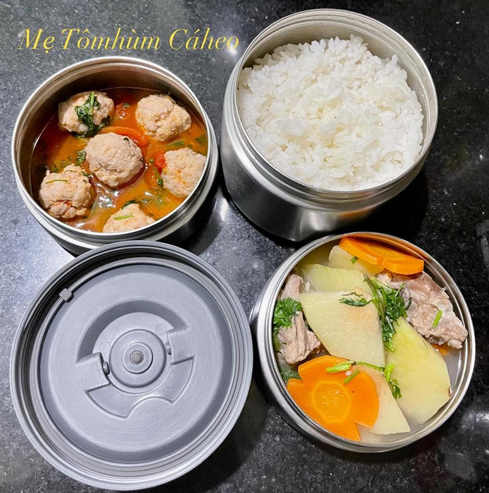 Xuýt xoa cơm hộp chăm chồng bụng không đói vẫn thèm ăn-9