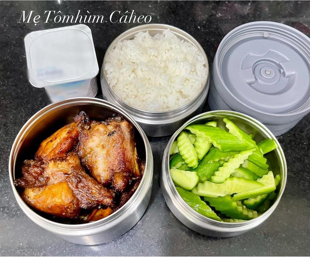 Xuýt xoa cơm hộp chăm chồng bụng không đói vẫn thèm ăn-12