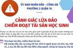 Học sinh lớp 5 ở TP.HCM bị kẻ xấu 'lột' sạch tài sản trên người