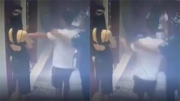 Clip: Gã say sờ ngực cô gái, lập tức bị đánh trận đòn đau nhớ đời-1