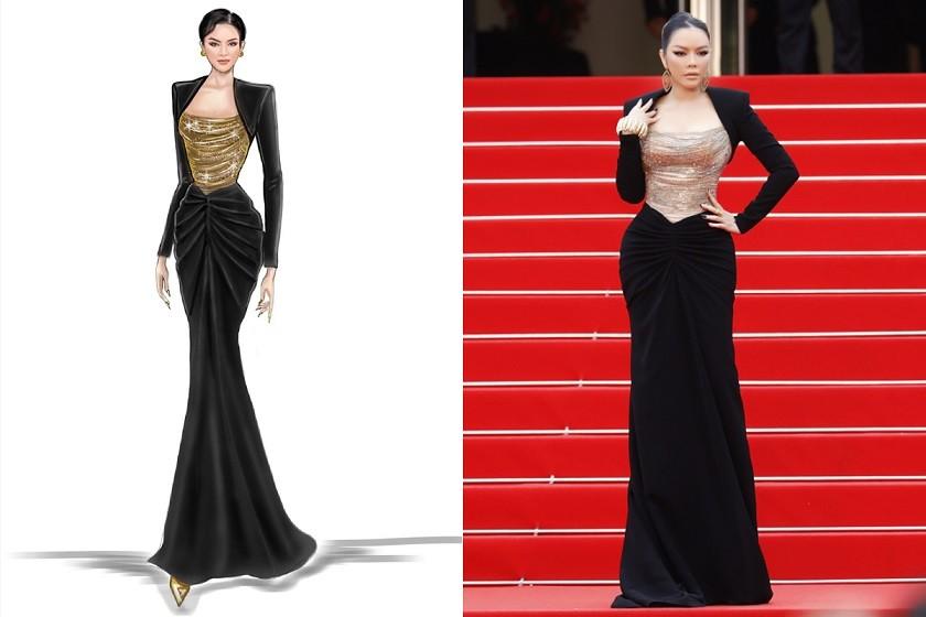 Những bộ đầm Lý Nhã Kỳ đi Cannes không được lên thảm đỏ-9