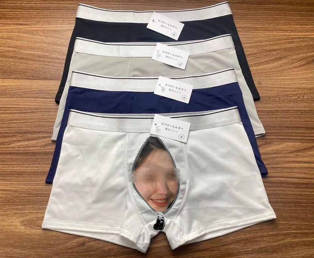 Vợ Bùi Tiến Dũng đưa trend in mặt vợ lên quần lót chồng viral khủng khiếp-5