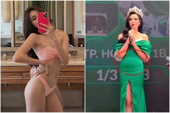 Đỗ Thị Hà 'hết bụng bầu', mặc bikini bé xíu lộ rõ cơ bụng số 11