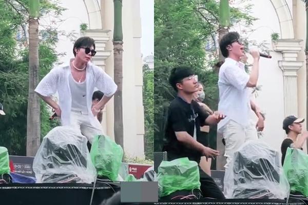 Erik hát nổi cả gân cổ, netizen khịa lấy dây cột mic vào tay-2