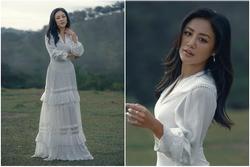 Văn Mai Hương mặc đồ trắng gây sốt với visual như hoa hậu