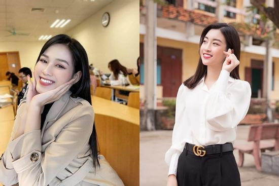 Đỗ Thị Hà, Đỗ Mỹ Linh mix đồ thế nào khi làm 'cô sinh viên' Đại học?