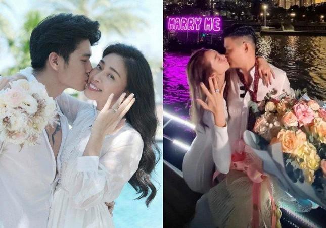 Minh Hằng bắt chước Ngô Thanh Vân khoe ảnh cưới trên bìa tạp chí-1