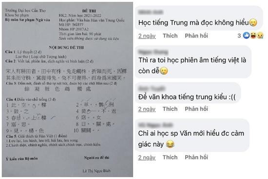 Choáng với đề thi Văn sinh viên sư phạm, nhìn mà toát mồ hôi hột