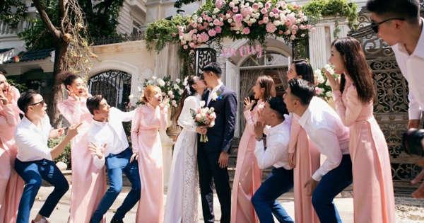 Minh Hằng tặng quà chanh sả cho khách mời dự đám cưới-7