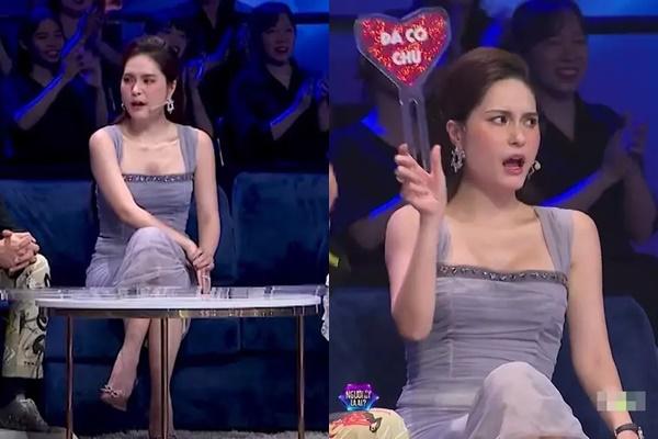 Đoàn Di Băng thả rông để lộ khe ngực sâu hoắm-1