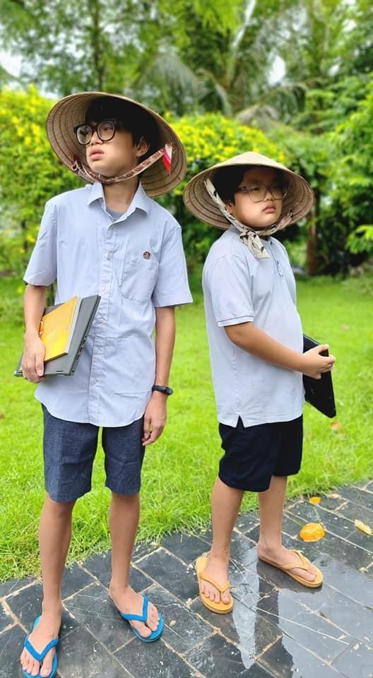 Con cả Xuân Bắc cao vượt bố, càng lớn càng giống anh Núi-5