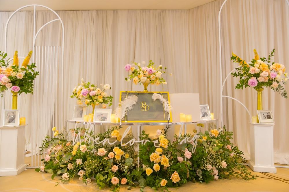 Karen Nguyễn hạnh phúc khoe bụng bầu trong đám cưới-9