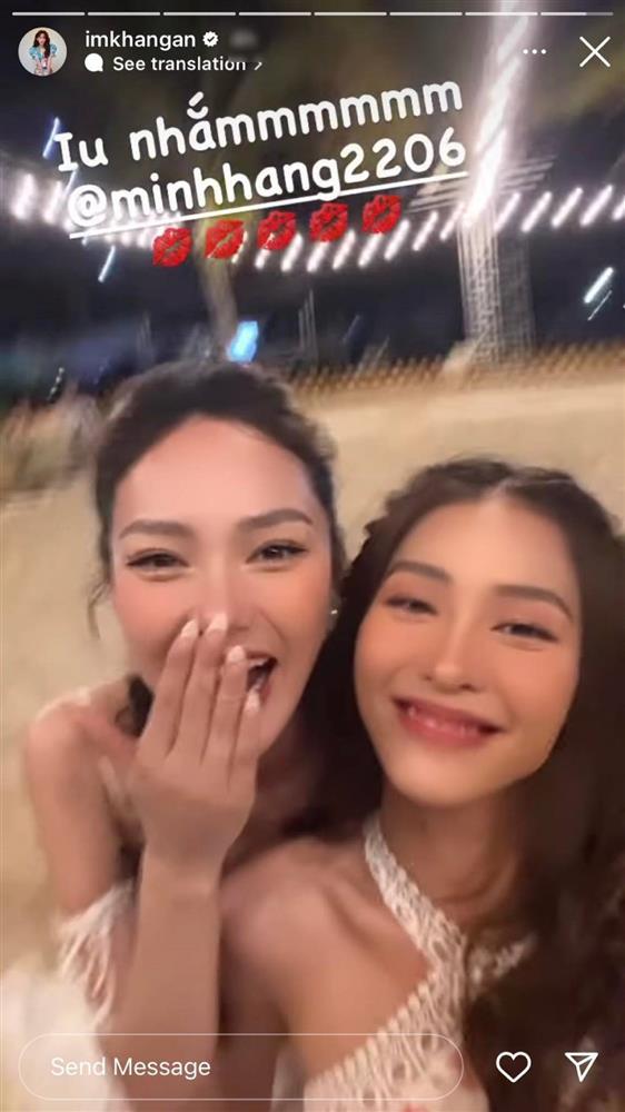 Khả Ngân tã tượi, mắt sưng vù sau tiệc độc thân của Minh Hằng-1