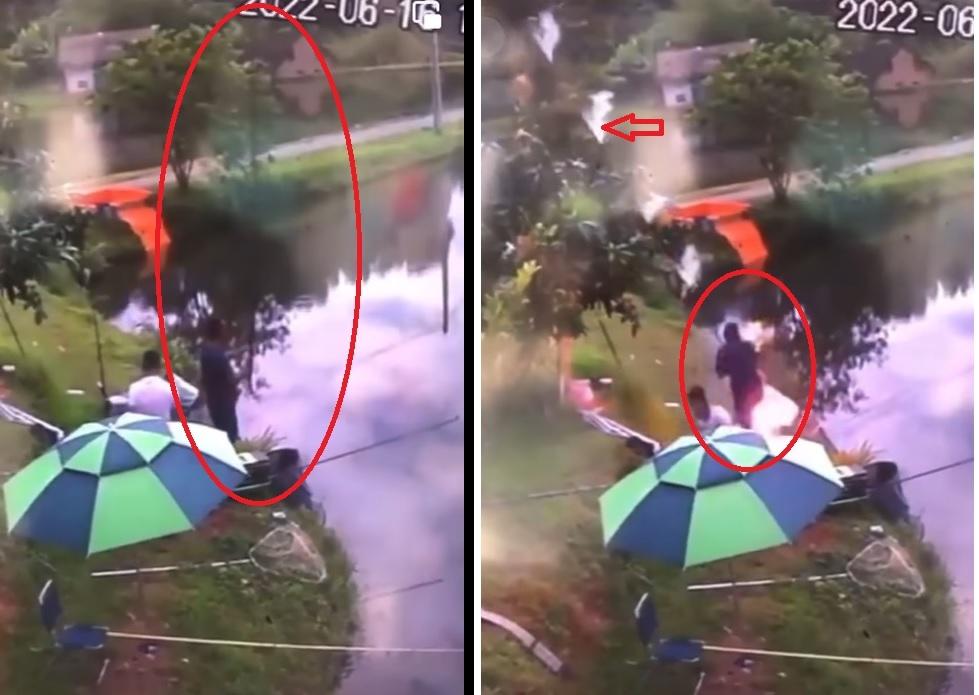 Rùng mình 2 thanh niên câu cá giật cần suýt mất mạng ở Lào Cai-1