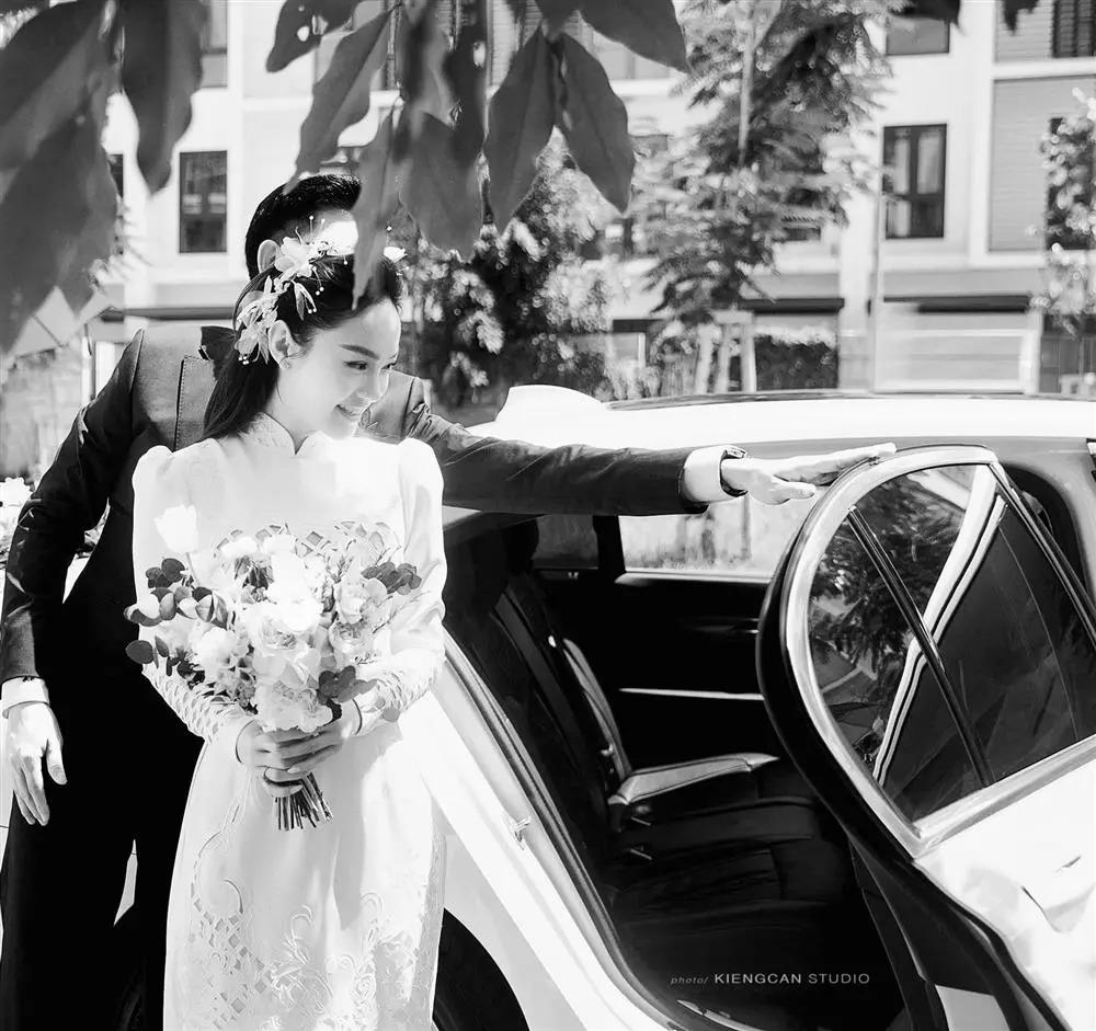 Cô dâu Minh Hằng lộ diện cực xinh sát giờ đám cưới-8