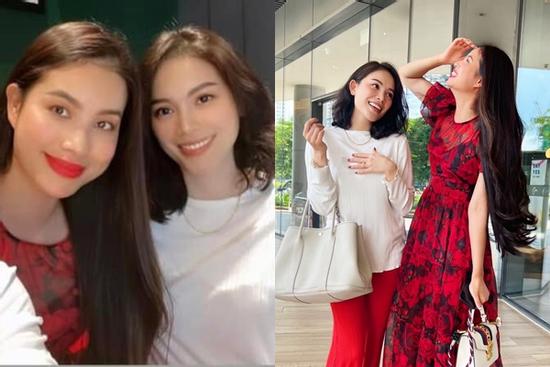 Mẹ bỉm Phạm Hương gặp 'thiếu phu nhân' Linh Rin, ai đẹp hơn?