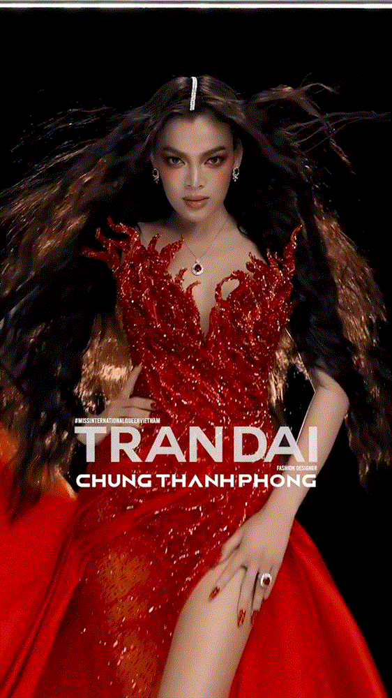 Lộ đầm dạ hội của Trân Đài ở Hoa hậu chuyển giới quốc tế-5