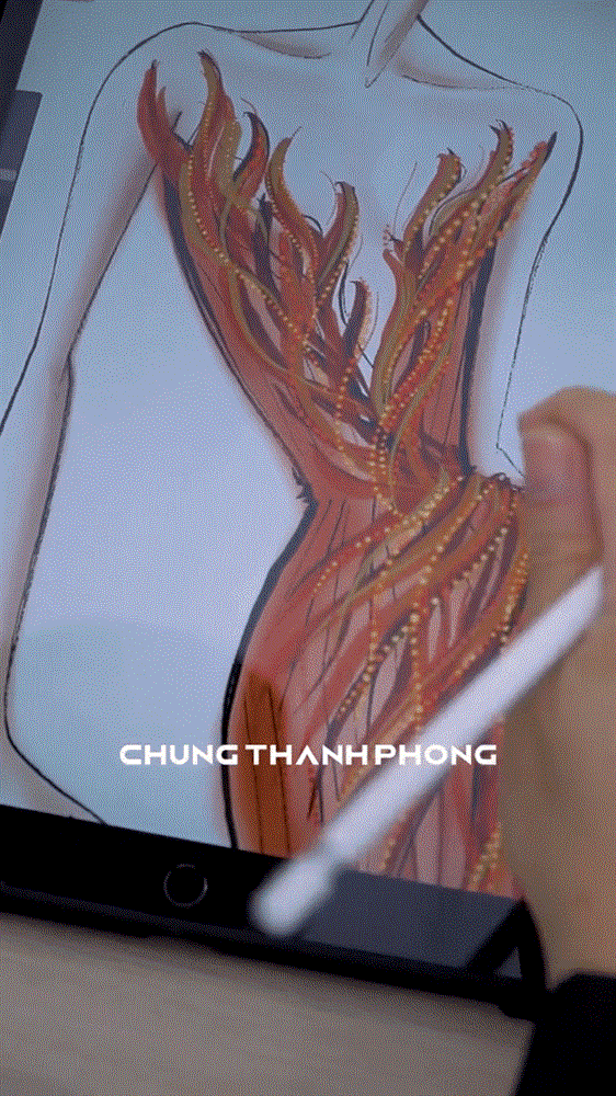 Lộ đầm dạ hội của Trân Đài ở Hoa hậu chuyển giới quốc tế-1