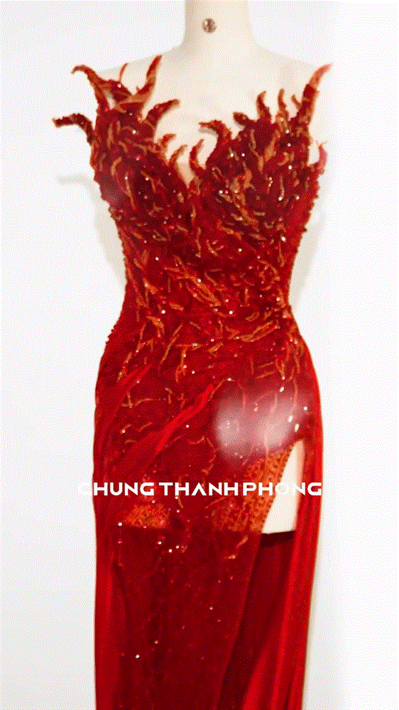 Lộ đầm dạ hội của Trân Đài ở Hoa hậu chuyển giới quốc tế-4