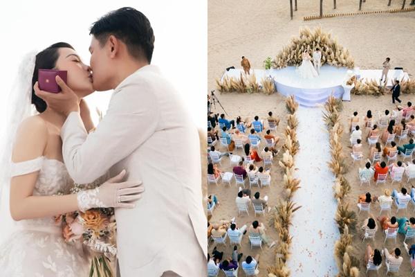 Lương Mạnh Hải mặc tuềnh toàng đi ăn cưới Minh Hằng?-14