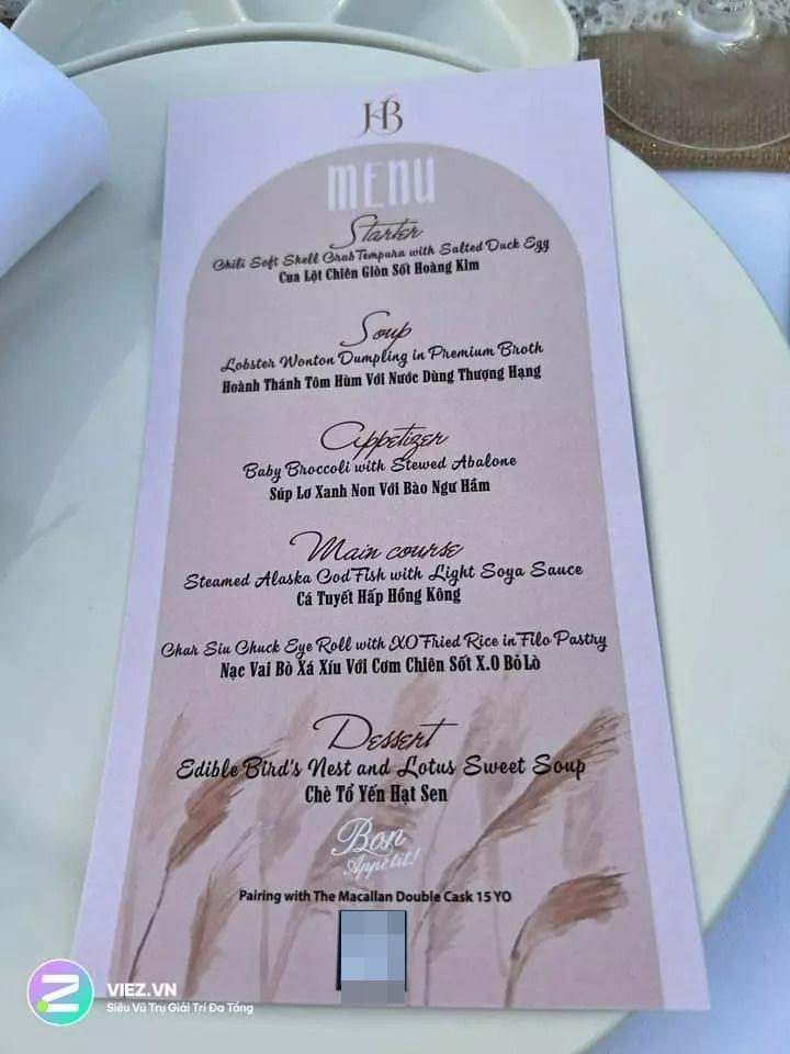 Minh Hằng cho khách mời ăn gì trong đám cưới sang chảnh?-4