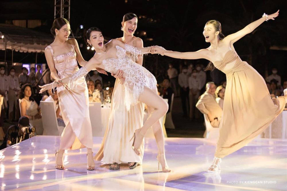 Mặc quy định, Khả Ngân vẫn đi giày cao gót ở đám cưới Minh Hằng-2