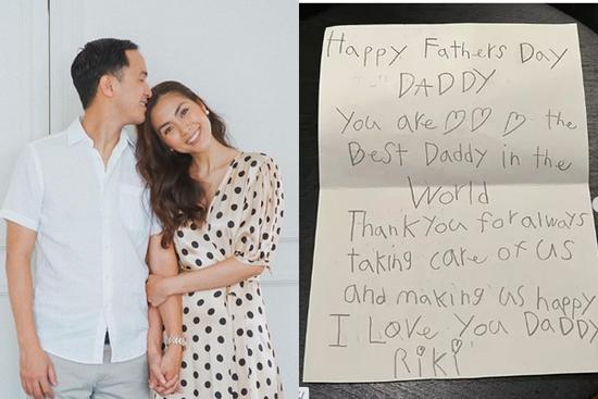 Ông xã Tăng Thanh Hà nghẹn ngào đọc thư tay của các con