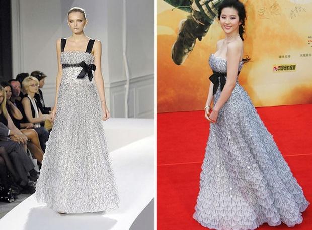 Trước khi thành đại sứ Louis Vuitton, Lưu Diệc Phi mác nữ hoàng hàng nhái-2