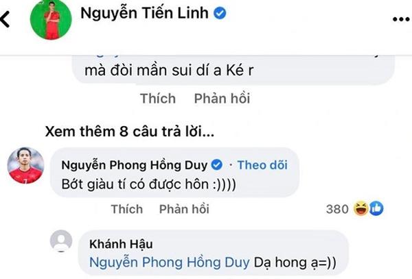 Hoàng Đức bình luận cà khịa, vô tình lộ Nguyễn Tiến Linh siêu giàu-3