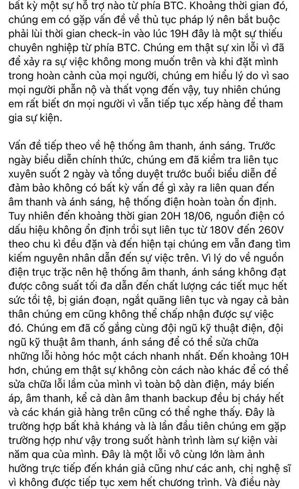 Khán giả từ chối lời xin lỗi của BTC thảm họa đêm nhạc Indie Hà Nội-7