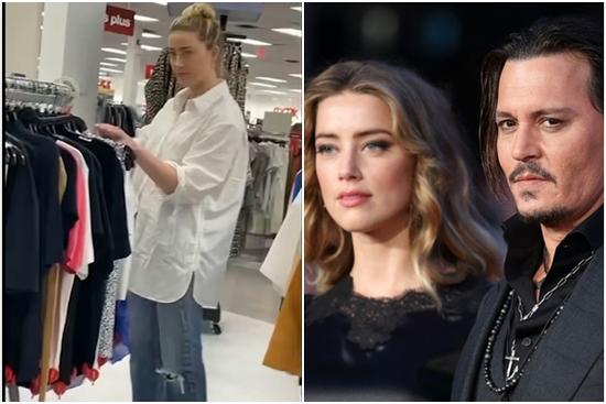 Amber Heard mặc tuềnh toàng đi mua đồ giảm giá sau khi thua kiện Johnny Depp