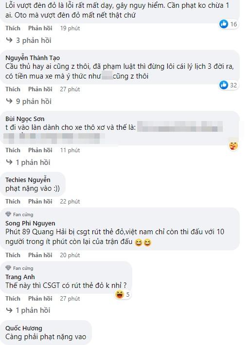 Xôn xao Quang Hải lái ô tô vượt đèn đỏ, dân mạng mắng: Mất nết-3