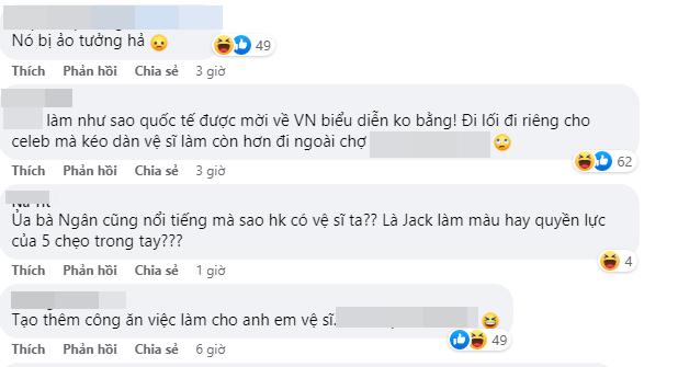 Clip: Dàn vệ sĩ của Jack mạnh tay đẩy Thúy Ngân lấy lối đi cho idol-4